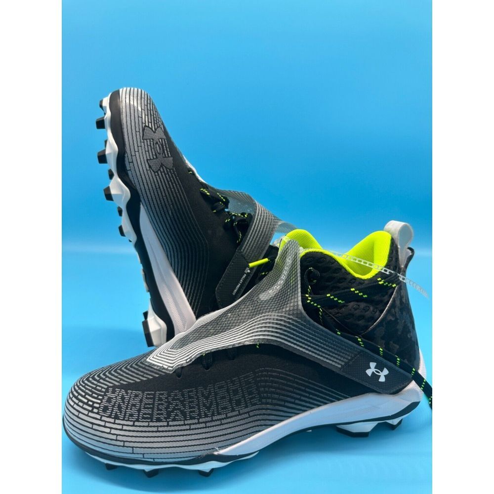 Under Armour Football Cleats Men's Size 10.5 - 3025085-001 - Picture 2 of 9